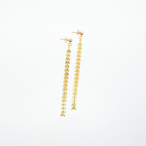 Grecian chain earrings