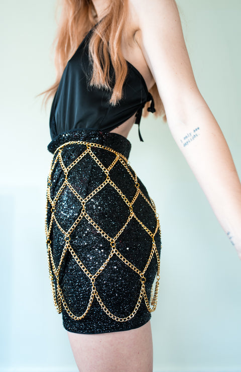 Chain skirt by Smells Like Crime, Co.