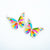 Rainbow butterfly earrings by Smells Like Crime, Co.