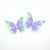 Iridescent butterfly earrings by Smells Like Crime, Co.