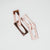 Rose gold chain link earrings by Smells Like Crime, Co.