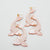 Pink koi fish earrings by Smells Like Crime, Co.